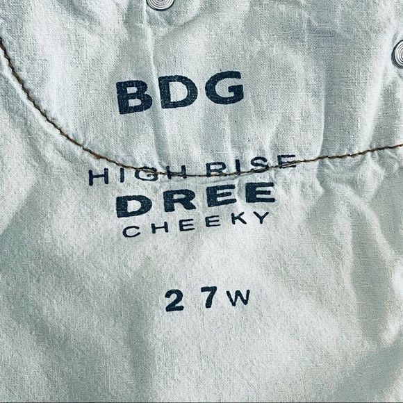 EUC BDG High Rise Dree Cheeky Jean Shorts 27 4 - Picture 11 of 15